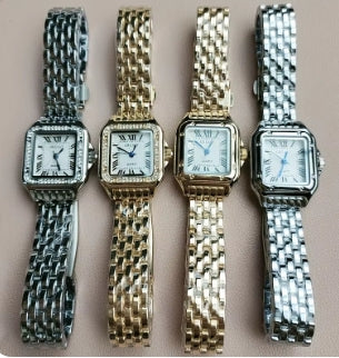 Luxury Ladies Quartz Watch (cartier dupe)