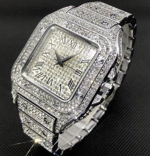 iced out moissanite cartier dupe