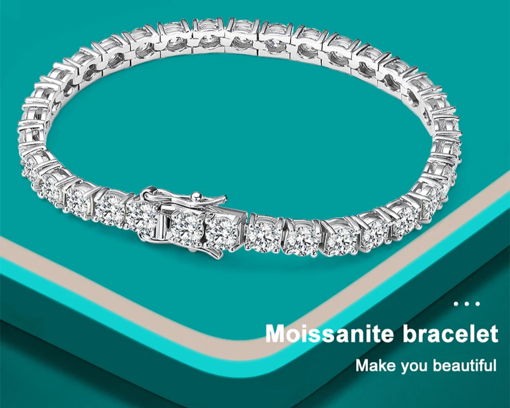 Moissanite Tennis Bracelet