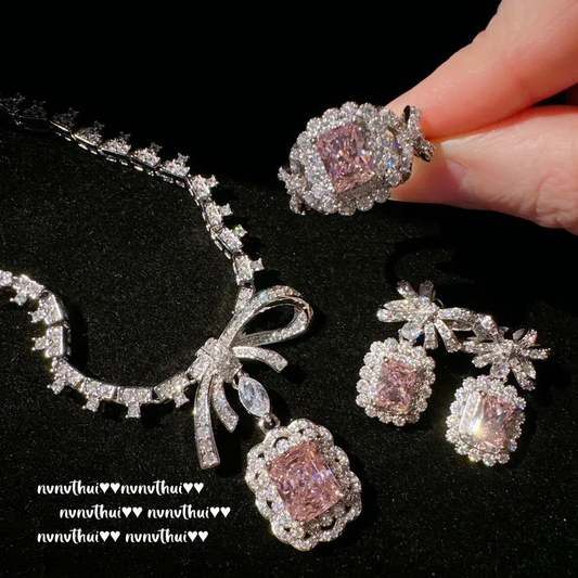 Crystal Jewelry Set Female