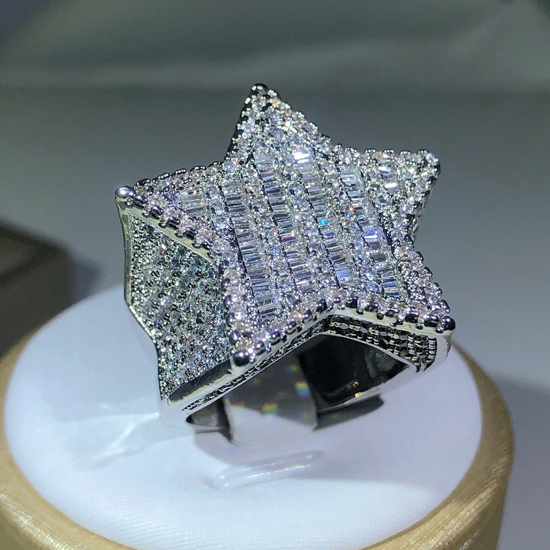 Luxury Star Diamond Rings