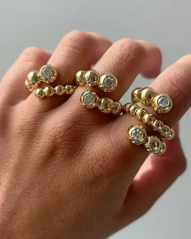 handmade Jewelry Set Bracelet and Rings