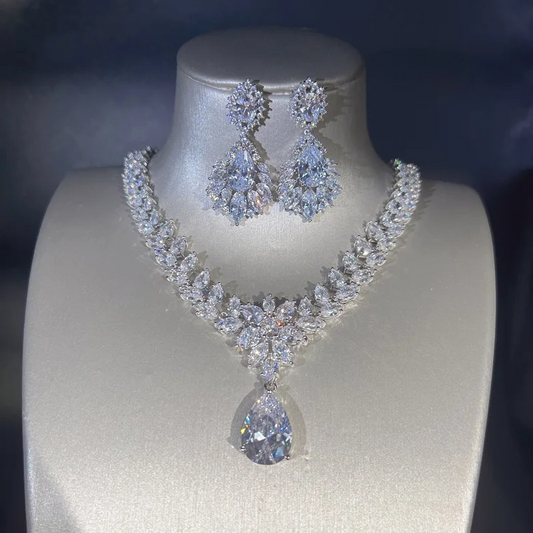 Moissanite Diamond Jewelry Set