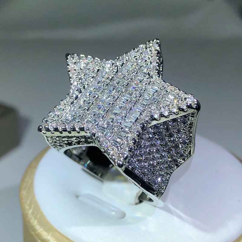 Luxury Star Diamond Rings