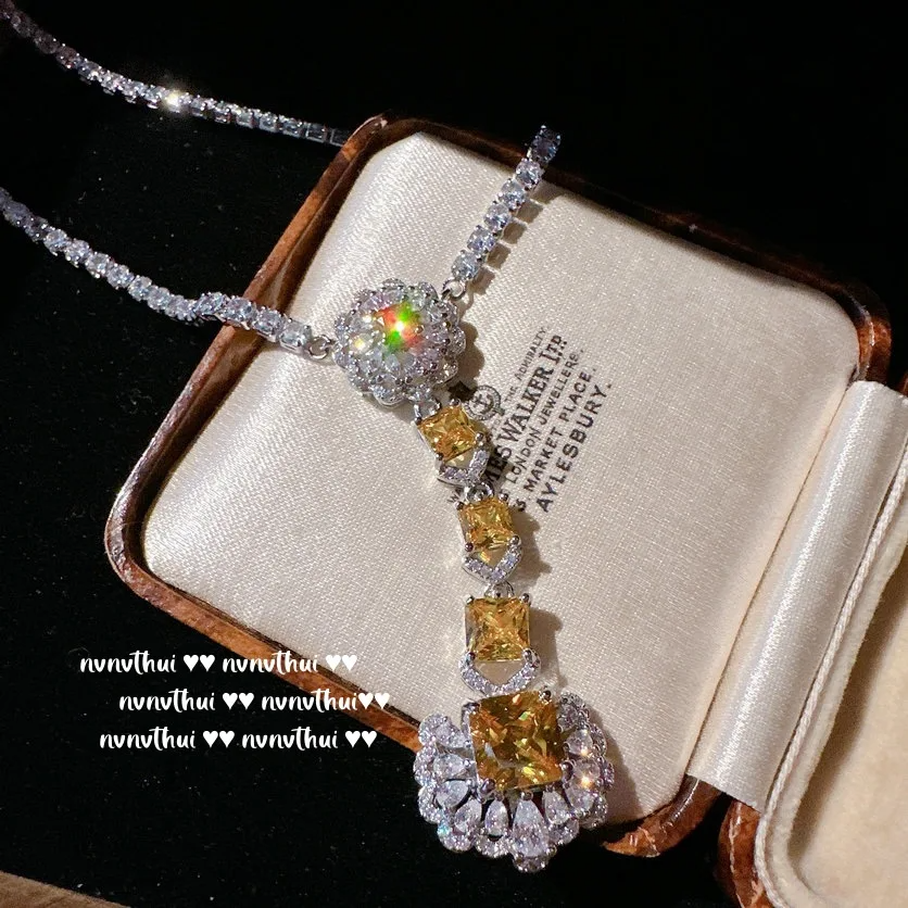 Yellow Zircon Jewelry set