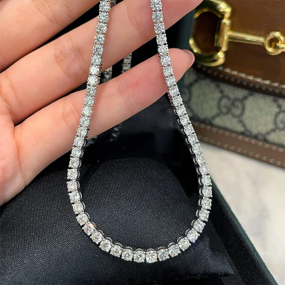 moissanite necklace