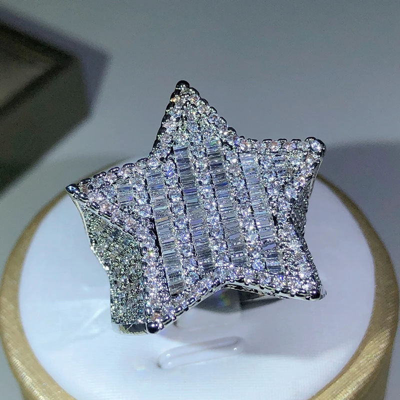 Luxury Star Diamond Rings