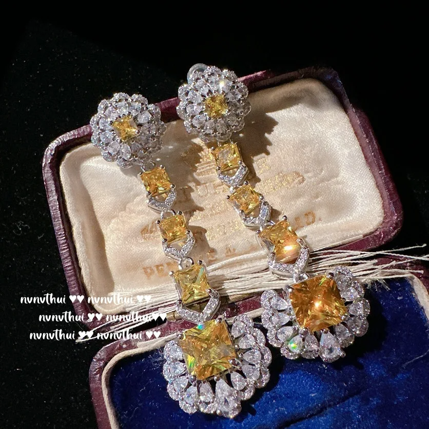 Yellow Zircon Jewelry set