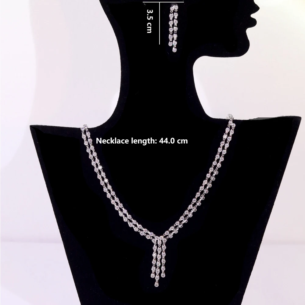 zirconia jewelry set