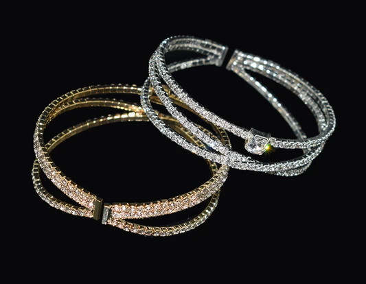 Cubic Zircon Cuff Bangle