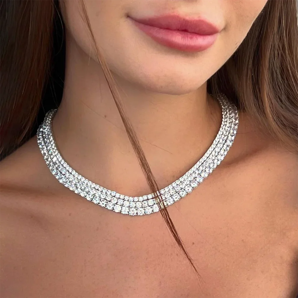 moissanite necklace