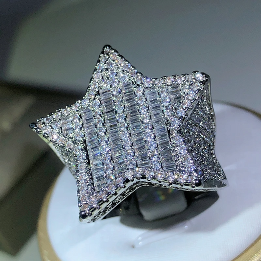 Luxury Star Diamond Rings