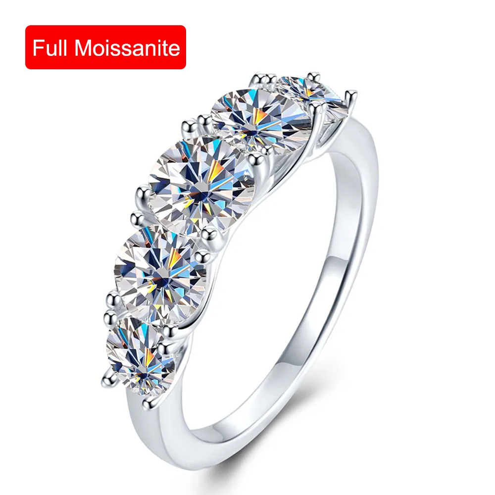 Moissanite Diamond Rings