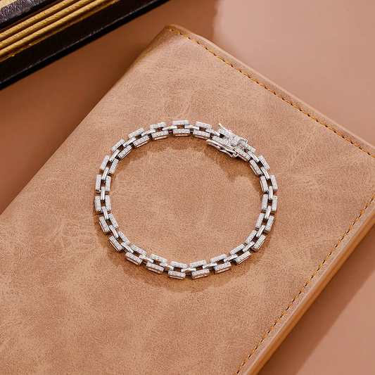 Moissanite Bracelet (zircon & moissanite)