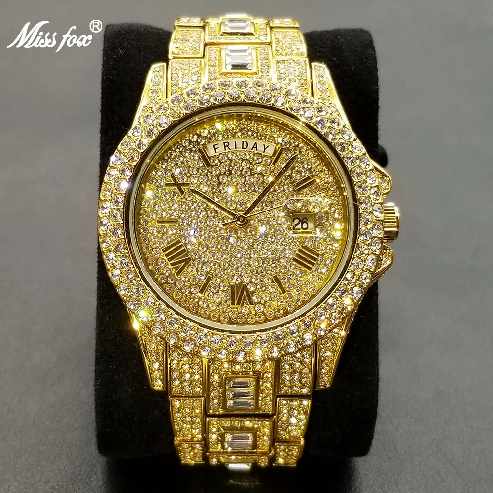 Luxury Shiny Diamond Watch (moissanite)