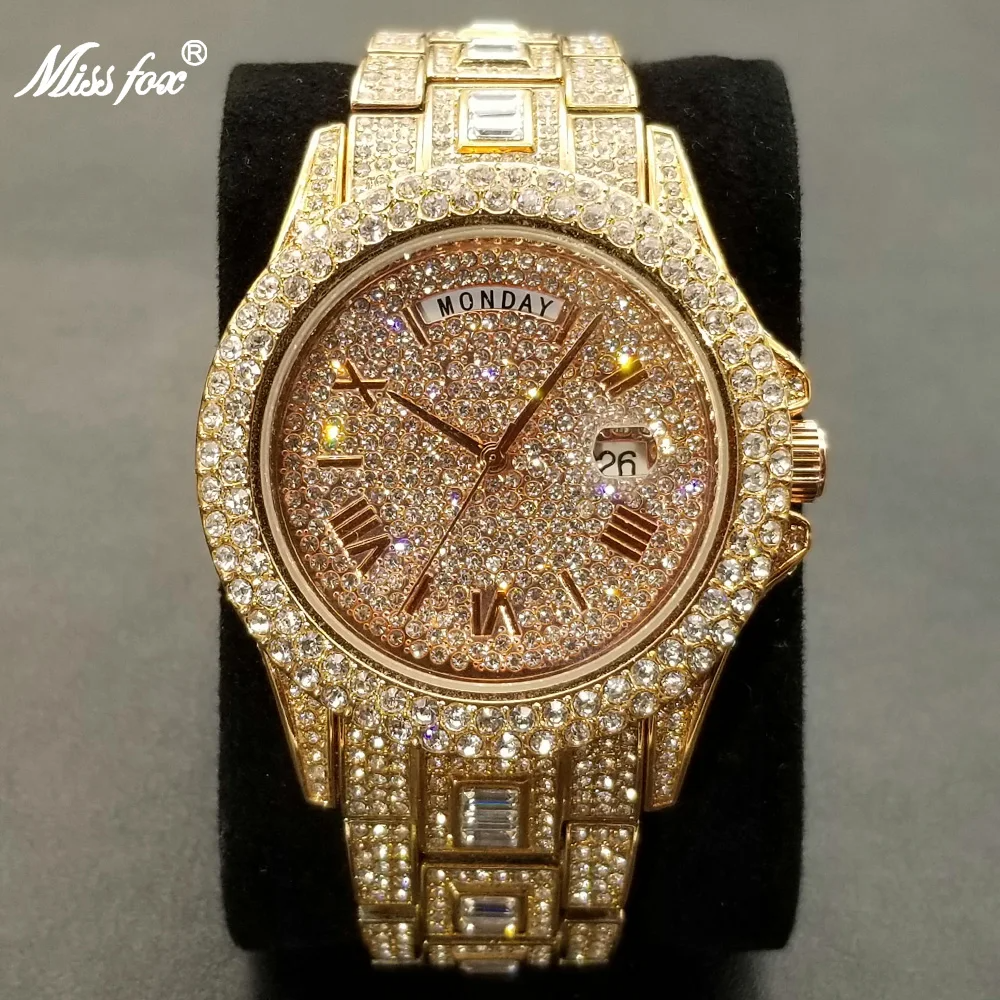 Luxury Shiny Diamond Watch (moissanite)