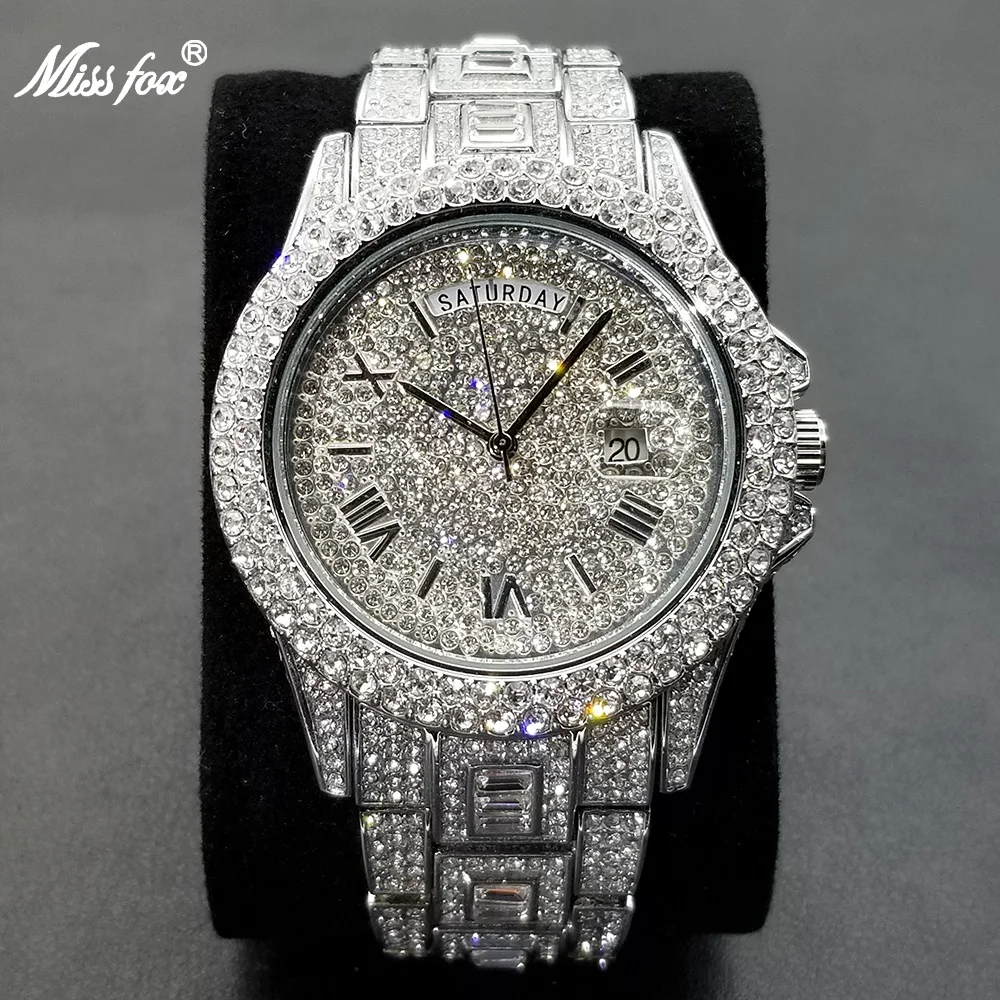 Luxury Shiny Diamond Watch (moissanite)